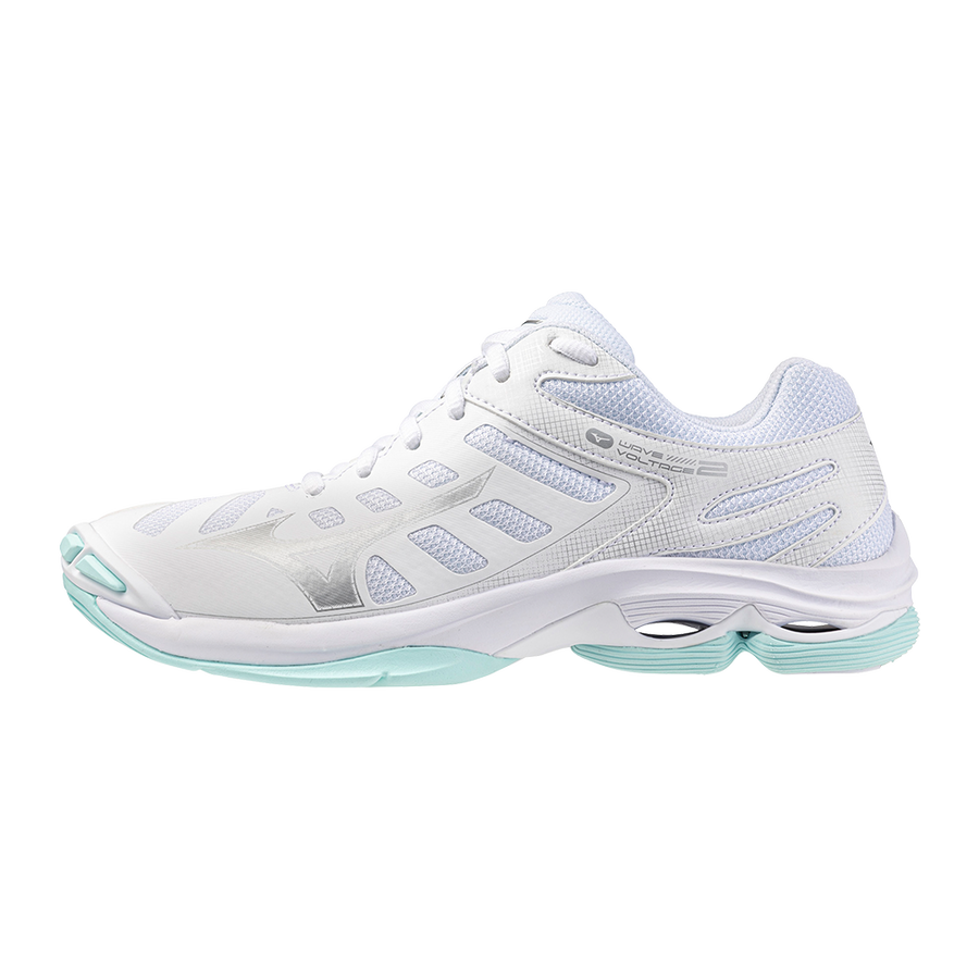 Mizuno WAVE VOLTAGE 2 White/Blue Tint